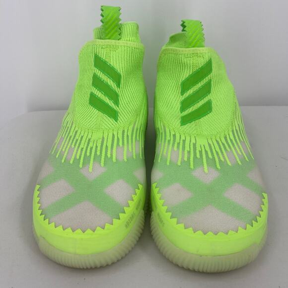 Adidas Boost N2xt L3v3l Florescent Green Basketball Sneakers Size 8.5